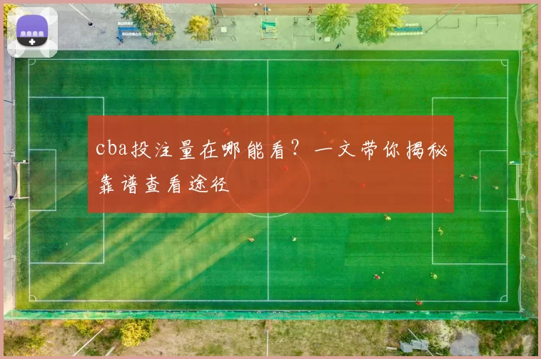 cba投注量在哪能看?一文带你揭秘靠谱查看途径