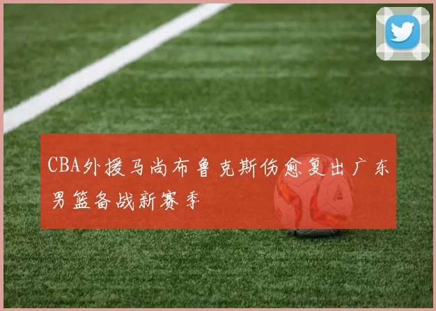 CBA外援马尚布鲁克斯伤愈复出广东男篮备战新赛季